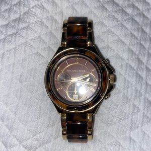 Michael Kors tortoise watch